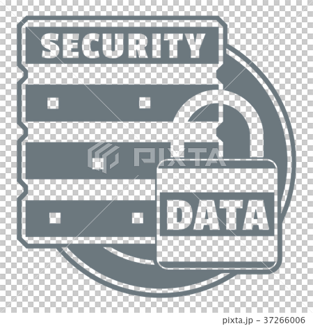 Lock data security logo, simple style Lock data security logo, simple style 37266006