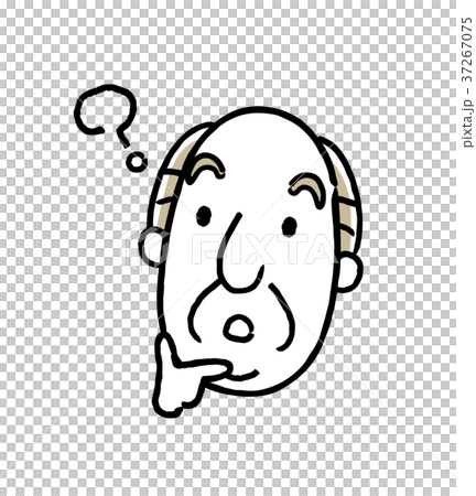 シニア男性：顔、表情 37267075