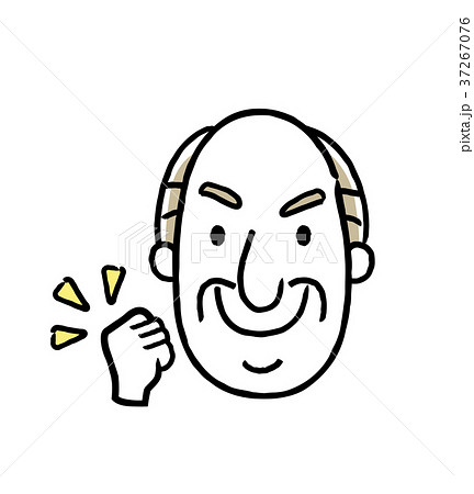 シニア男性：顔、表情 37267076