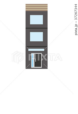 街の建物三階建て 街の建物三階建て 37267344