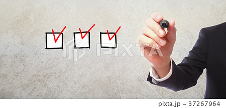 Checklist with businessman Checklist with businessman 37267964