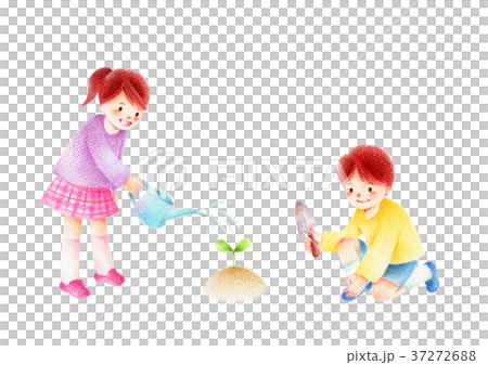 澆水的孩子 澆水的孩子 37272688
