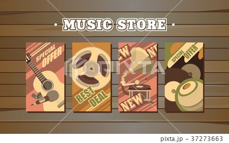 musical retro cards musical retro cards 37273663
