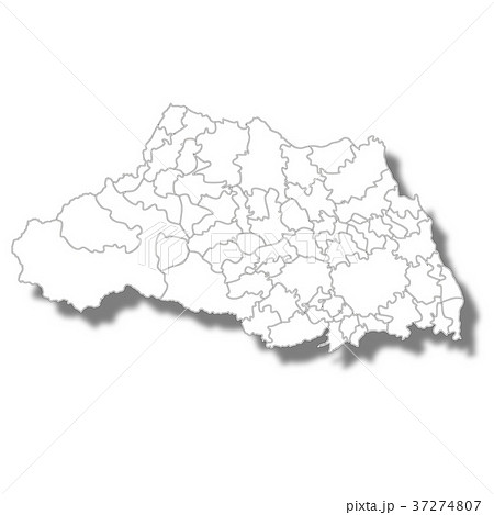 埼玉 地図 白 アイコン 埼玉 地図 白 アイコン 37274807
