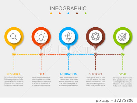 Infographic design business modern 37275806