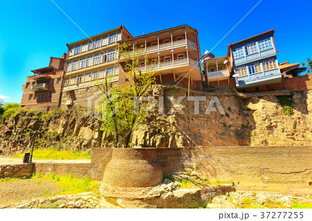Houses in Old Town of Tbilisi, Republic of Georgia Houses in Old Town of Tbilisi, Republic of Georgia 37277255