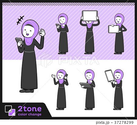 2tone type Arab women_set 06 37278299