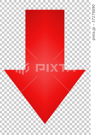 Arrow red png simple direction transparent - Stock Illustration 