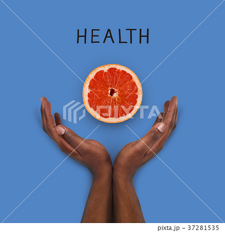 Healthy eating background with black man hands Healthy eating background with black man hands 37281535