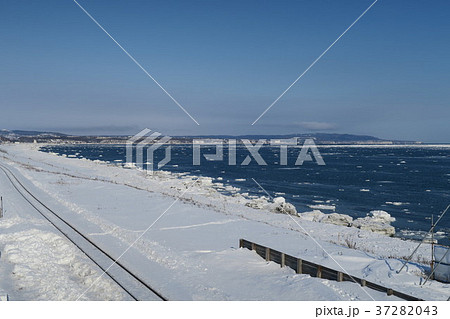 流氷　オホーツク海 37282043