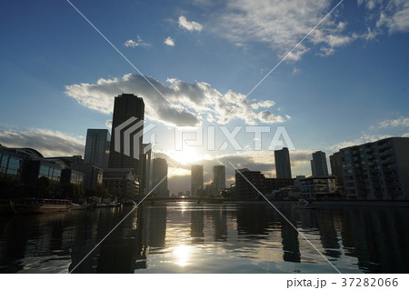日本の東京都市景観「晴海や勝どき方面などを望む」 日本の東京都市景観「晴海や勝どき方面などを望む」 37282066