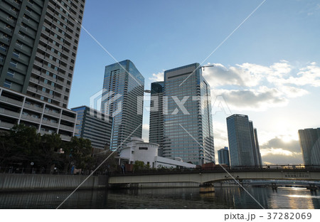 日本の東京都市景観「晴海や勝どき方面などを望む」 日本の東京都市景観「晴海や勝どき方面などを望む」 37282069