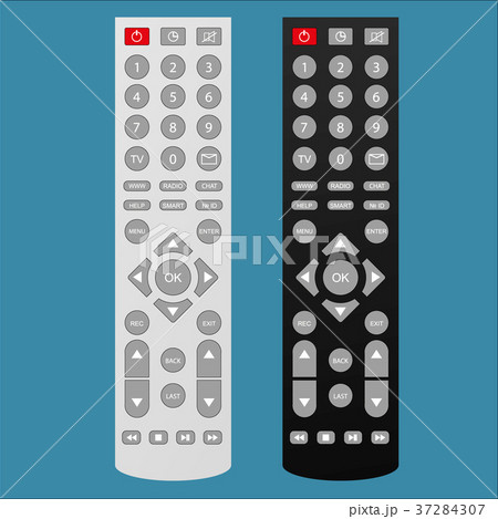 Dark and light Remote TV Control.  37284307