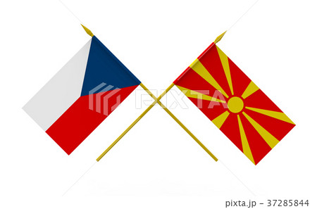 Flags, Czech and Macedonia Flags, Czech and Macedonia 37285844