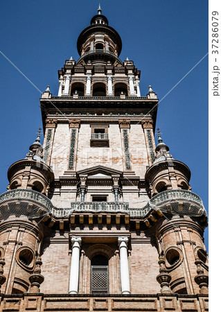 The Giralda, bell tower of the Cathedral Seville The Giralda, bell tower of the Cathedral Seville 37286079