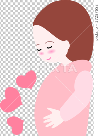 Pregnant woman heart 37287658