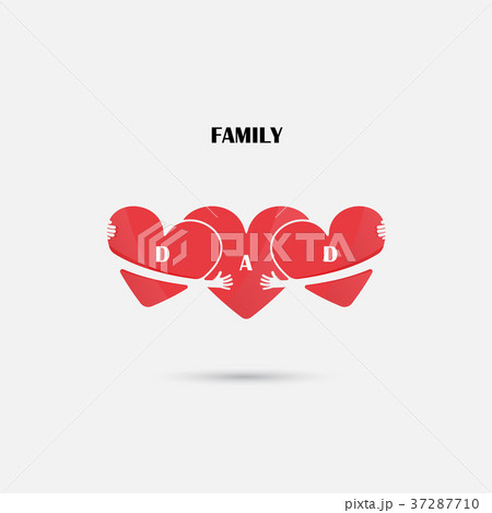 Heart signs vector logo design template. 37287710
