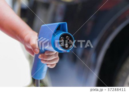 Electric car charging Electric car charging 37288411