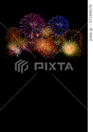 Fireworks celebration and the night sky. Fireworks celebration and the night sky. 37289076