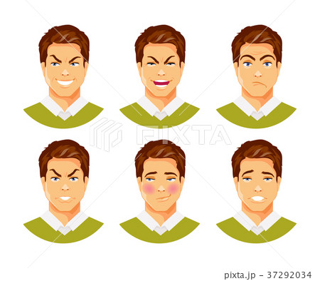 Man emotions vector 2 37292034
