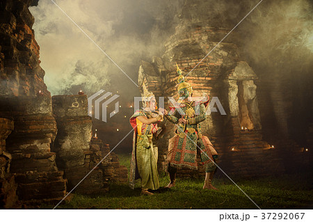 Thailand The art culture of Ramayana story Thailand The art culture of Ramayana story 37292067