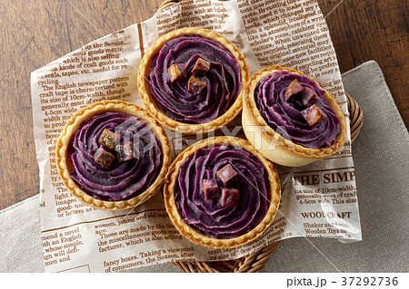紫芋のタルト（桜島紫） 37292736