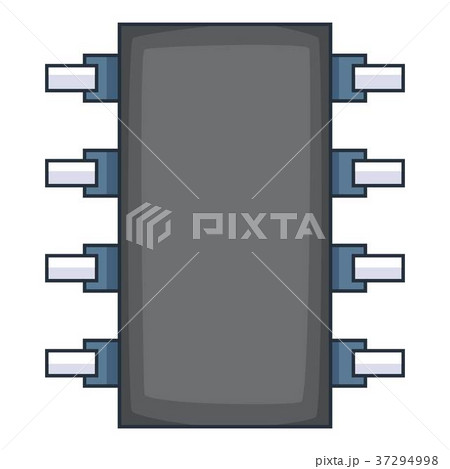 Modern chips icon, cartoon style 37294998