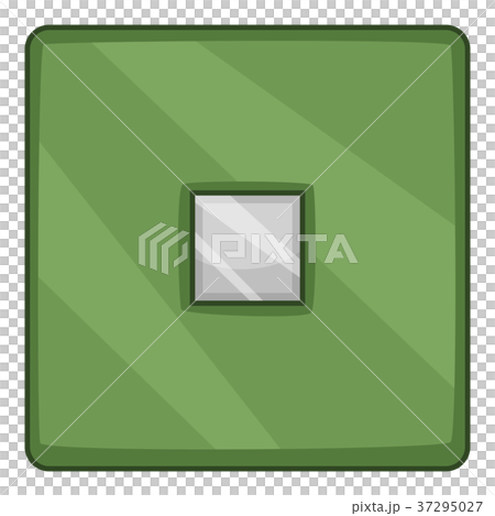 Modern military chips icon, cartoon style 37295027