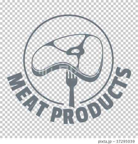 Meat products logo, simple style Meat products logo, simple style 37295039