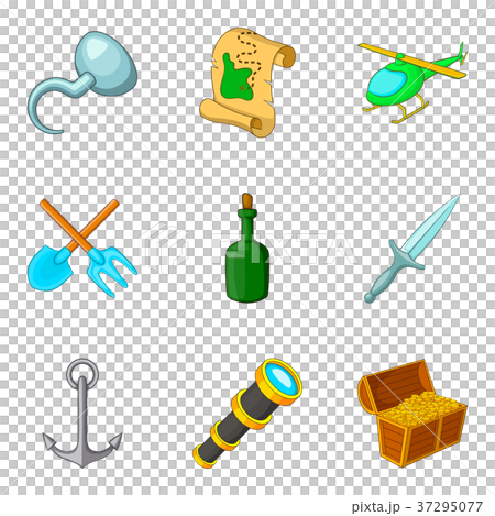 Water technology icons set, cartoon style Water technology icons set, cartoon style 37295077