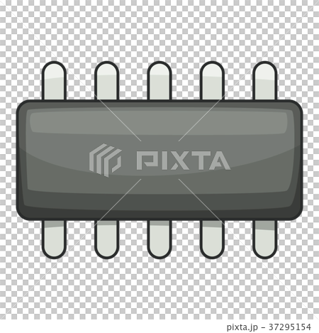 Weak microprocessor icon, cartoon style Weak microprocessor icon, cartoon style 37295154