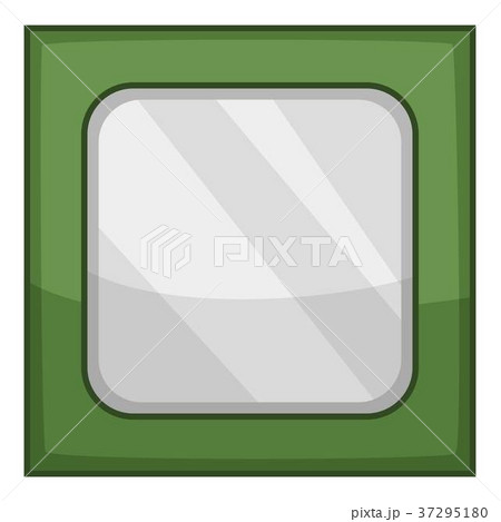 Old cpu icon, cartoon style 37295180