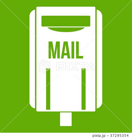 Post box icon green 37295354