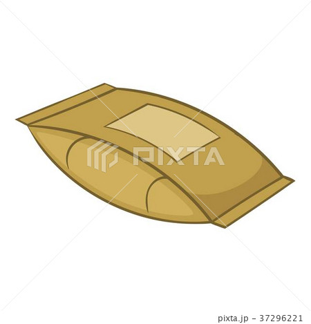 Cement bag icon, cartoon style 37296221