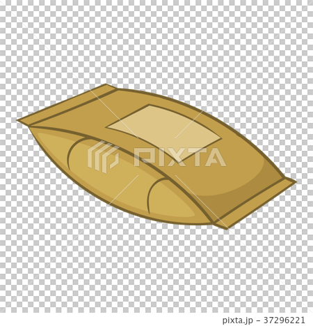 Cement bag icon, cartoon style 37296221