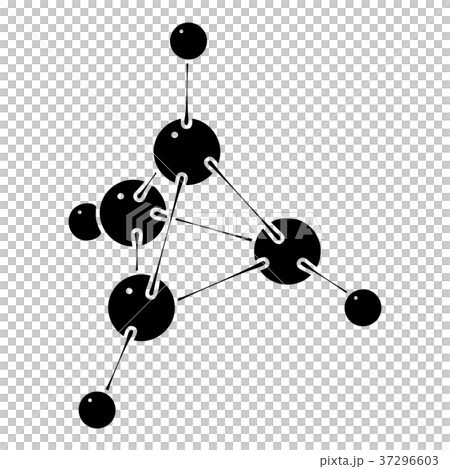 Methanol icon, simple style 37296603
