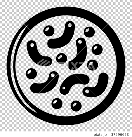 Microscopic bacteria icon , simple style 37296658