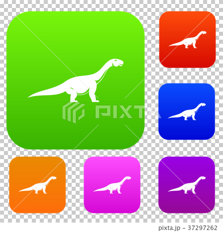 Titanosaurus dinosaur set color collection Titanosaurus dinosaur set color collection 37297262
