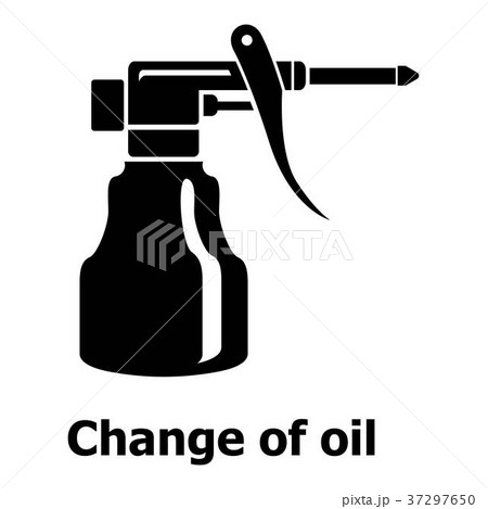 Change oil icon, simple black style Change oil icon, simple black style 37297650