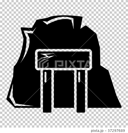 Mine enter icon , simple style 37297689