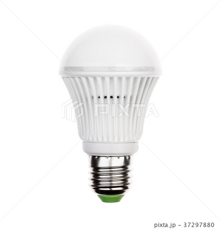 LED light bulb lamp with e27 socket Isolated on 37297880