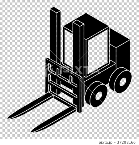 Forklift icon, simple style 37298166