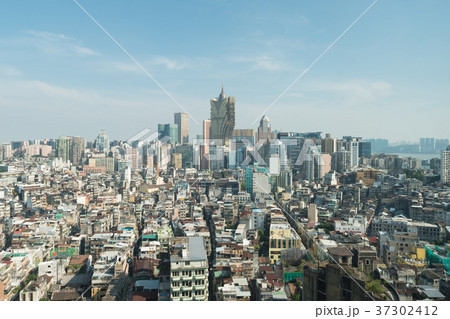 Image of Macau (Macao), China. Skyscraper hotel 37302412