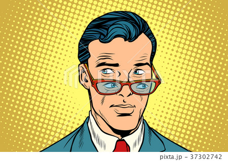 Double view, a man in glasses 37302742