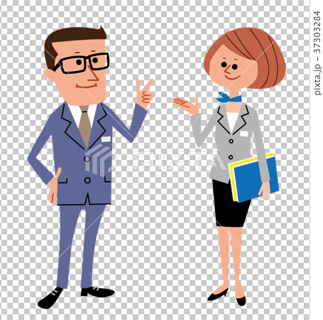 Men and women in business suits 37303284