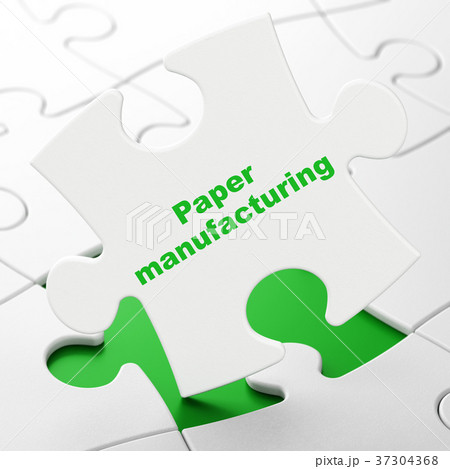 Industry concept: Paper Manufacturing on puzzle 37304368