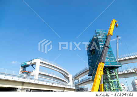 高速道路 環状線 雲 コピースペース 広いコピースペース 高速道路 環状線 雲 コピースペース 広いコピースペース 37304732
