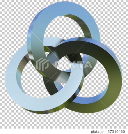 Object clipping of three rings Metal 37310460