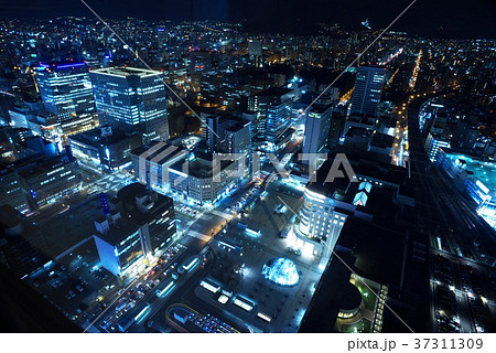 ブルーに輝く新日本三大夜景 37311309