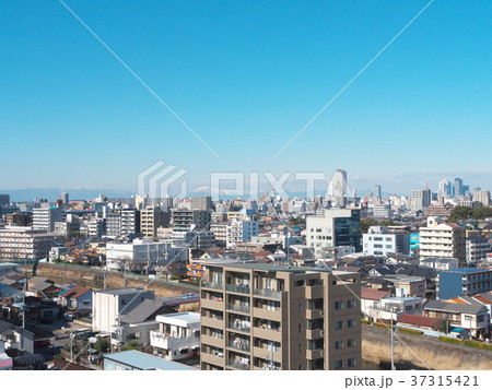 名古屋駅周辺の高層ビル（新瑞橋より） 37315421